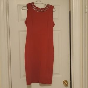 Calvin Klein Red sleeveless dress